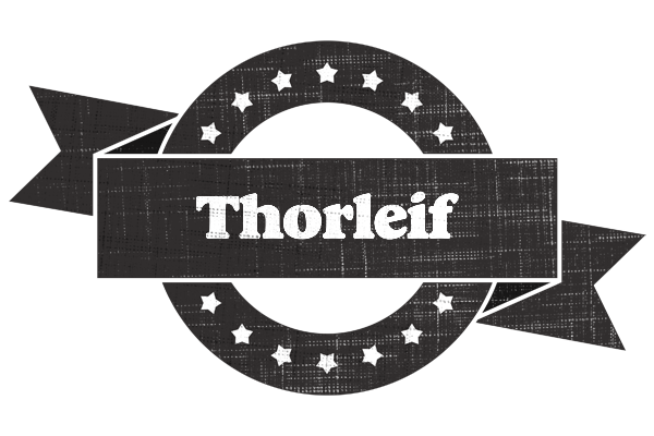 Thorleif grunge logo