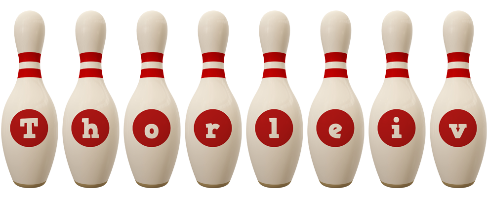 Thorleiv bowling-pin logo