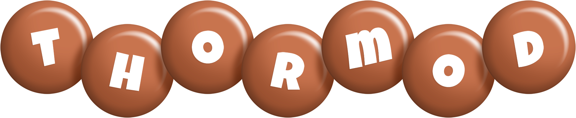 Thormod candy-brown logo
