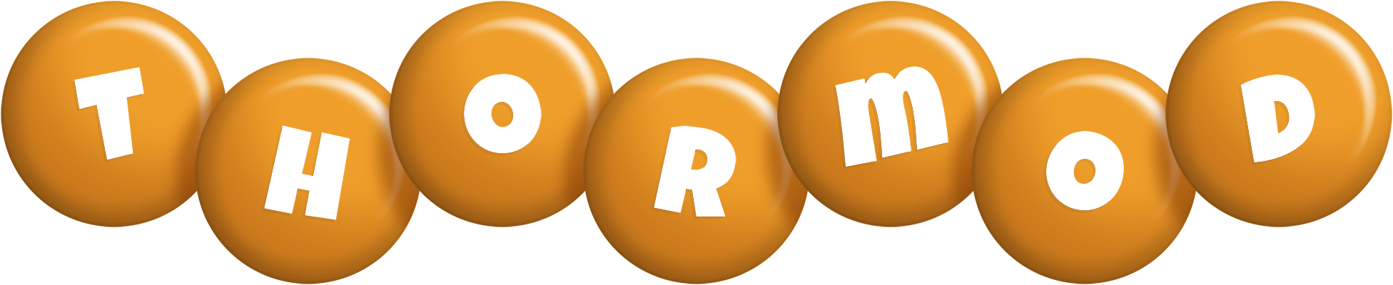 Thormod candy-orange logo