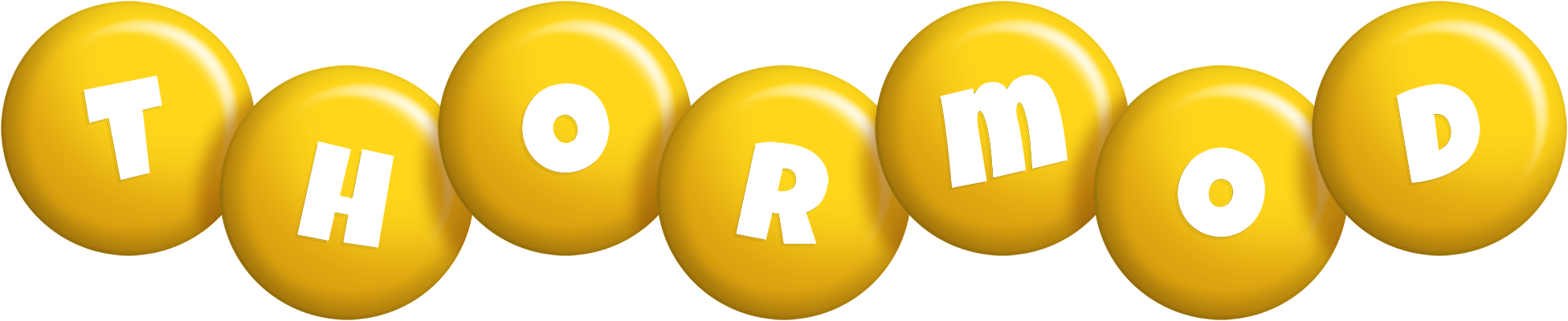 Thormod candy-yellow logo
