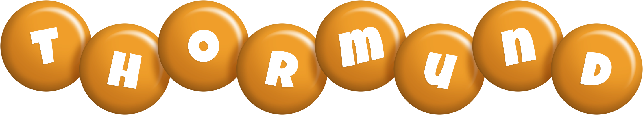 Thormund candy-orange logo