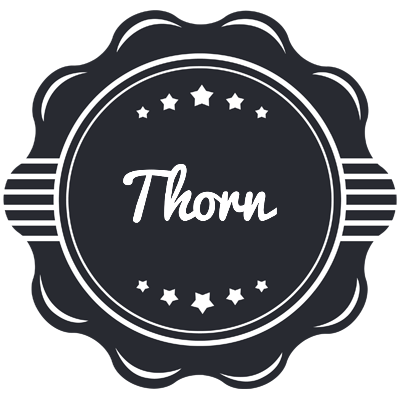Thorn badge logo