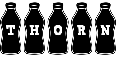 Thorn bottle logo