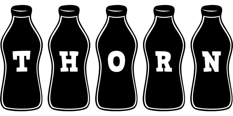 Thorn bottle logo