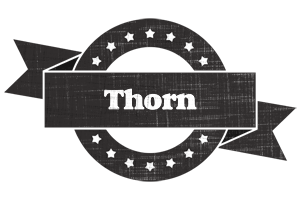 Thorn grunge logo