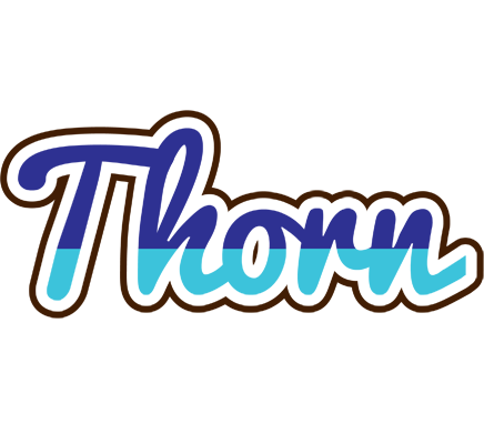 Thorn raining logo