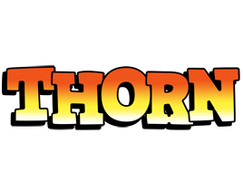 Thorn sunset logo