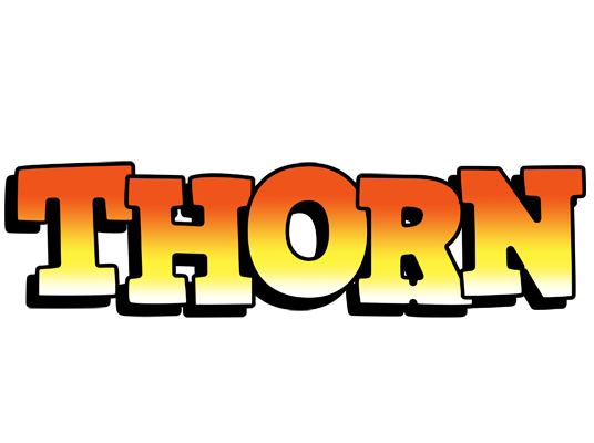 Thorn sunset logo