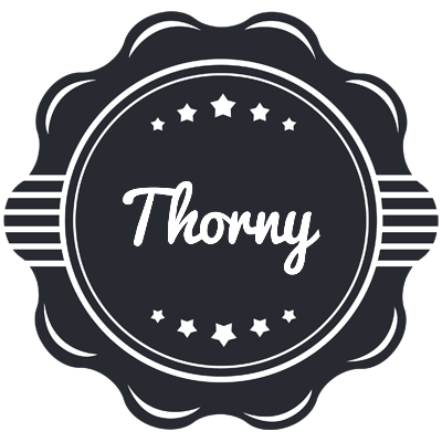 Thorny badge logo