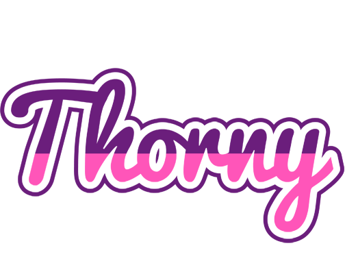 Thorny cheerful logo