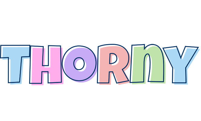 Thorny pastel logo