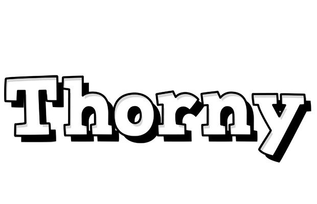 Thorny snowing logo