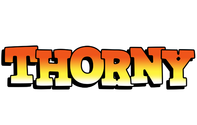 Thorny sunset logo