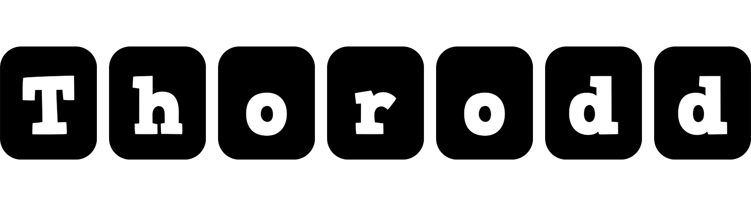 Thorodd box logo