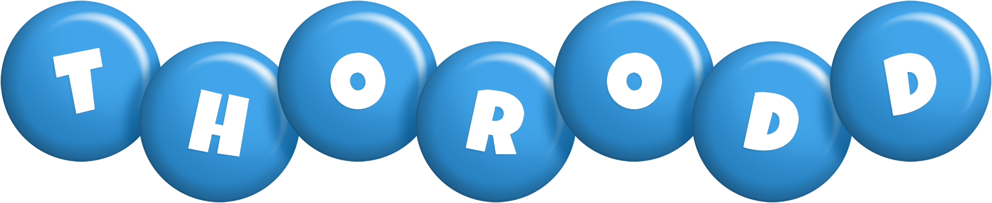 Thorodd candy-blue logo