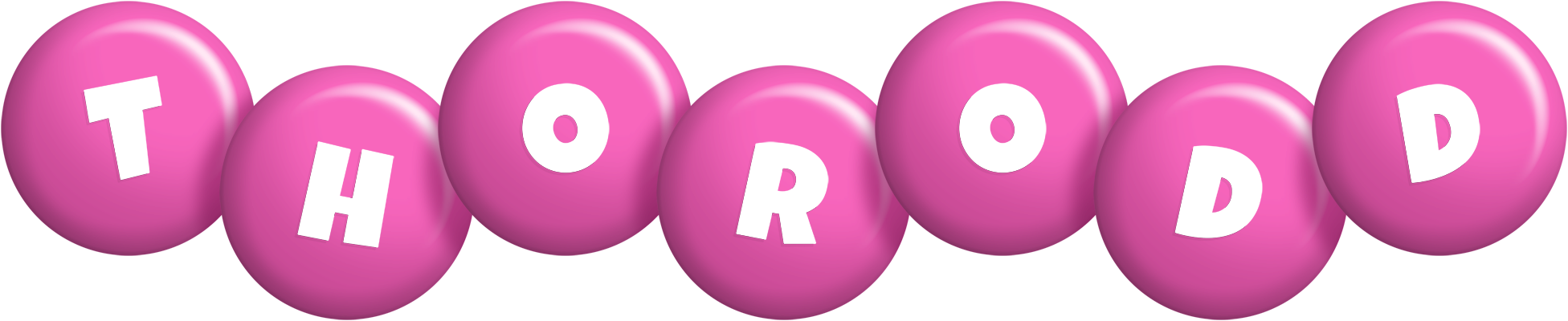 Thorodd candy-pink logo