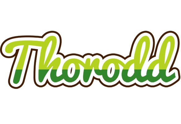 Thorodd golfing logo