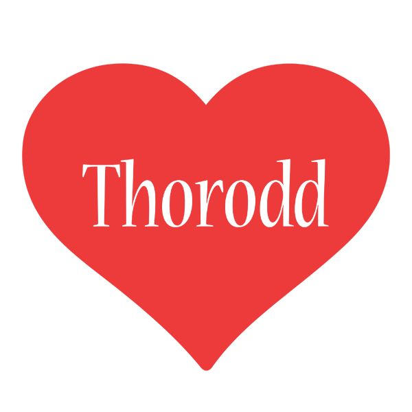 Thorodd love logo