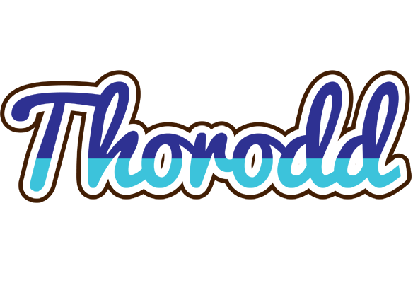 Thorodd raining logo
