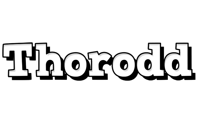 Thorodd snowing logo