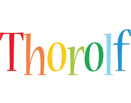 Thorolf birthday logo