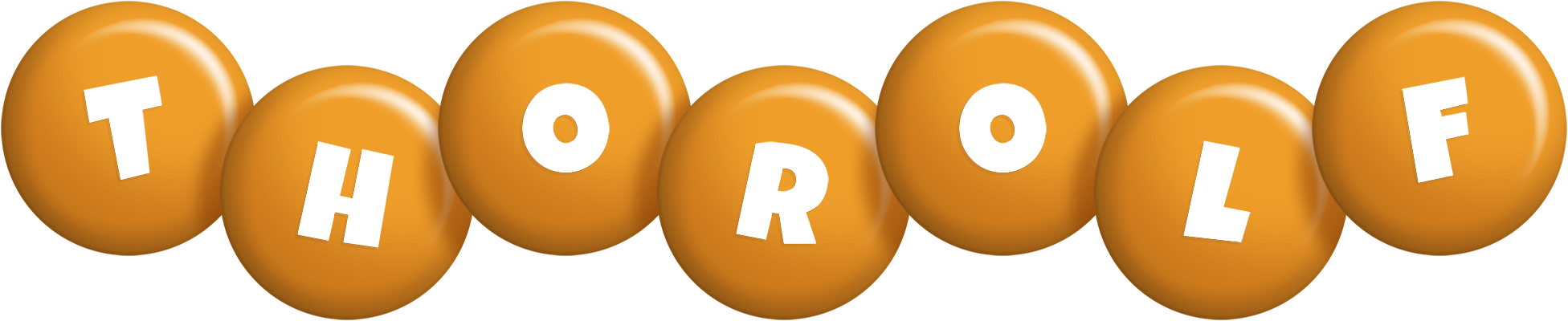 Thorolf candy-orange logo