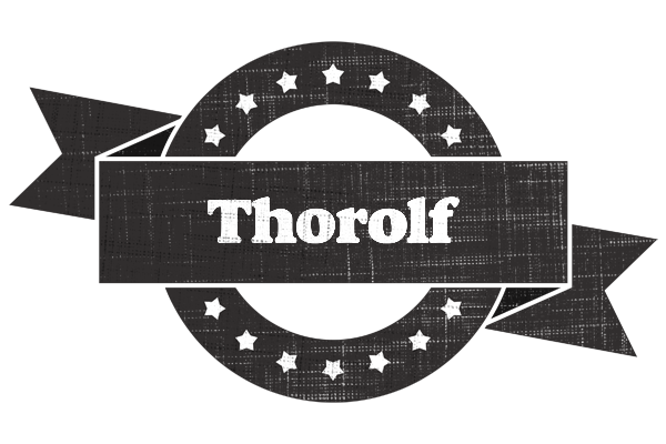 Thorolf grunge logo