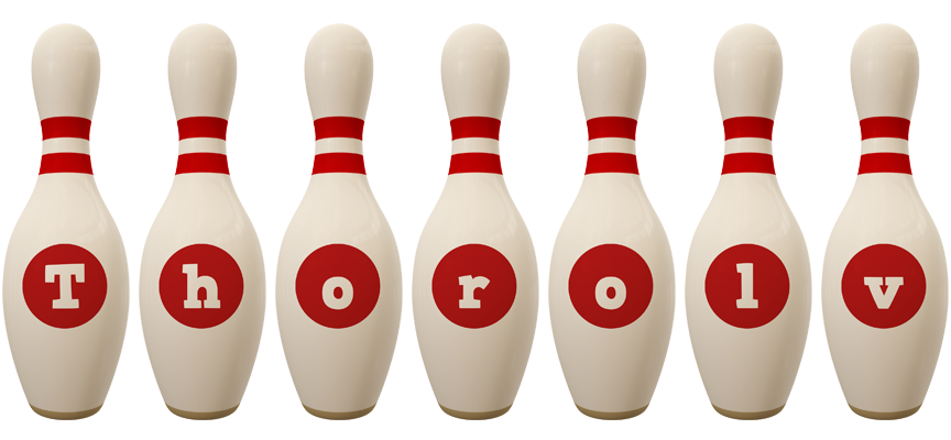 Thorolv bowling-pin logo