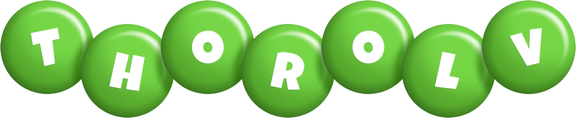 Thorolv candy-green logo