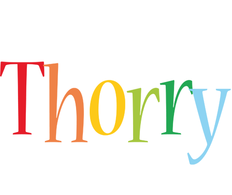 Thorry birthday logo