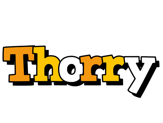 Thorry cartoon logo