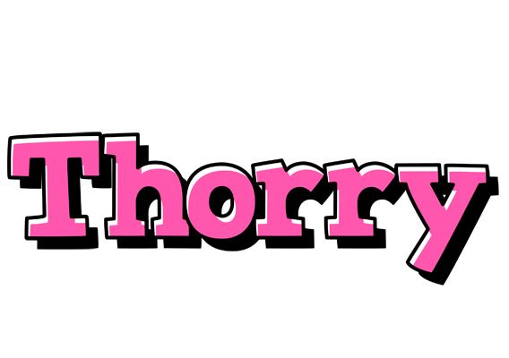 Thorry girlish logo