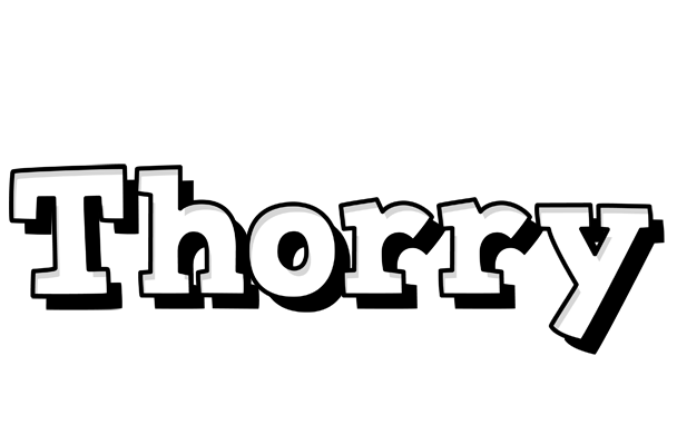 Thorry snowing logo