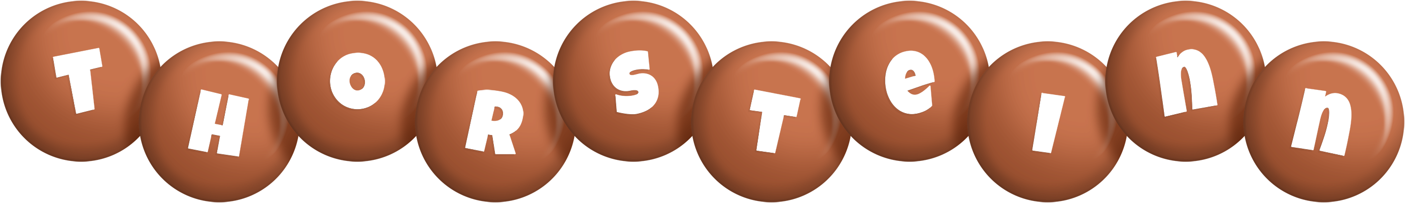 Thorsteinn candy-brown logo
