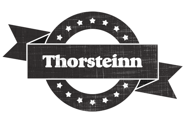 Thorsteinn grunge logo