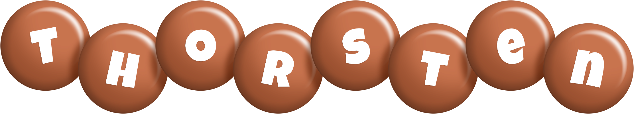 Thorsten candy-brown logo