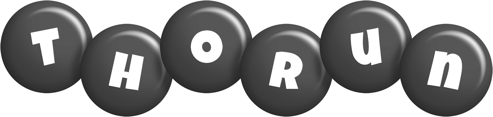 Thorun candy-black logo