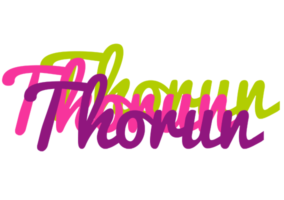Thorun flowers logo