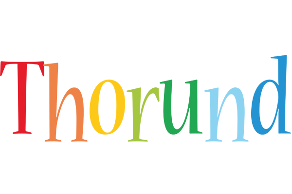Thorund birthday logo
