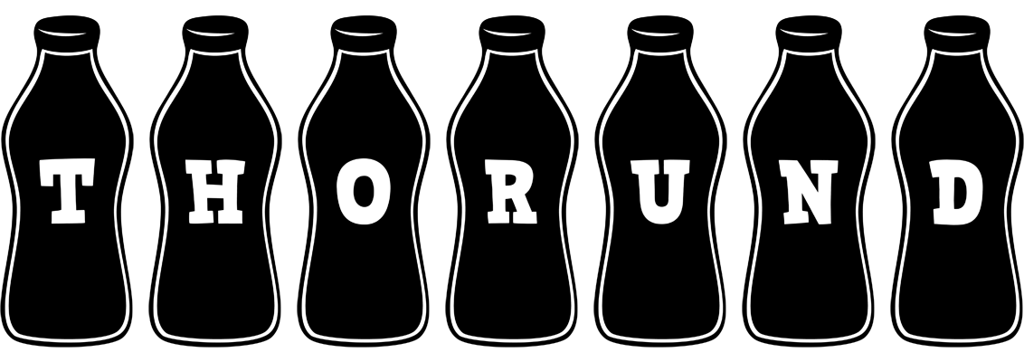 Thorund bottle logo