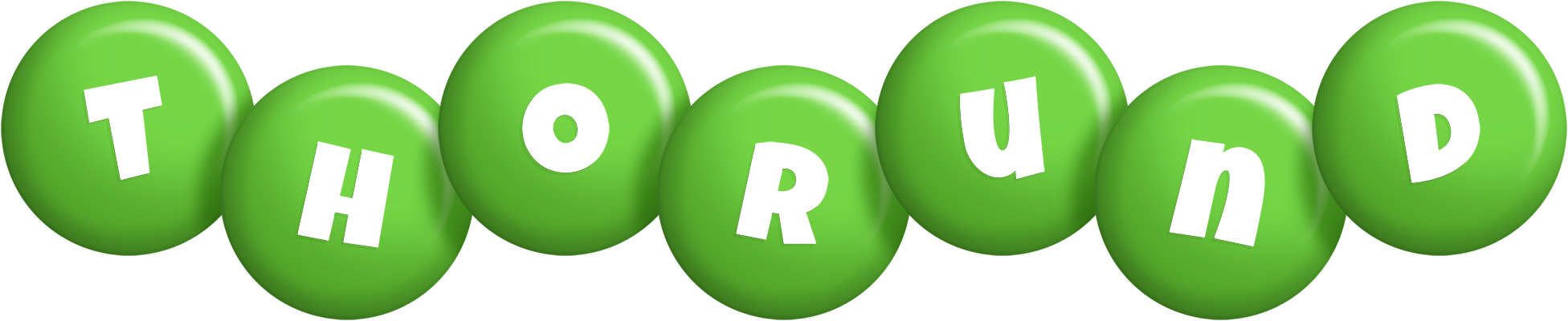 Thorund candy-green logo