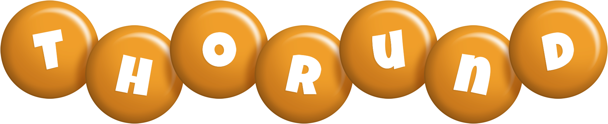 Thorund candy-orange logo