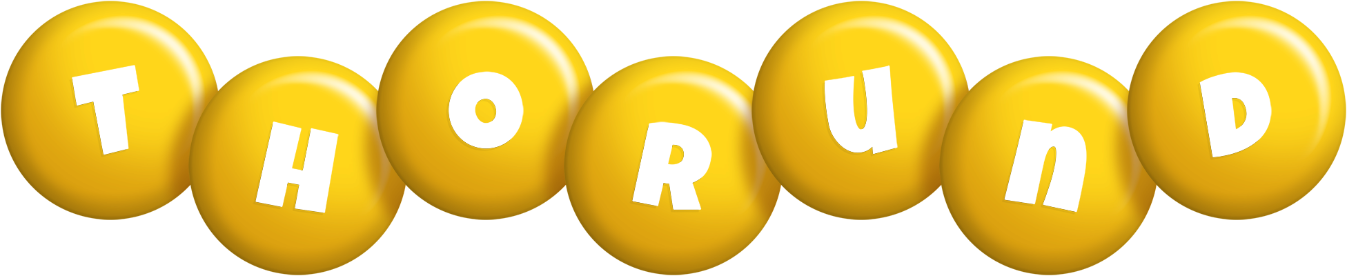Thorund candy-yellow logo