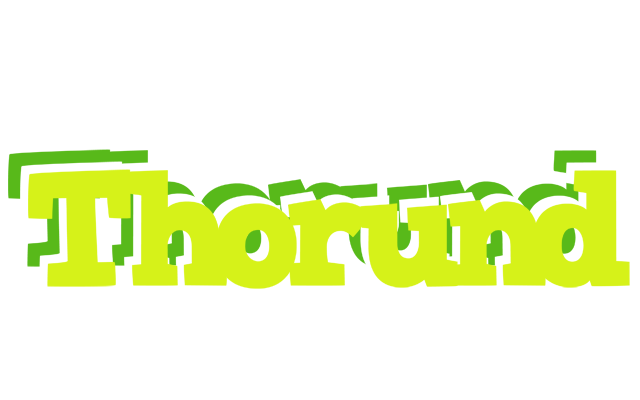 Thorund citrus logo