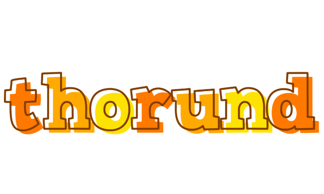 Thorund desert logo