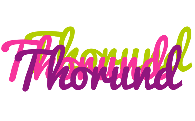 Thorund flowers logo