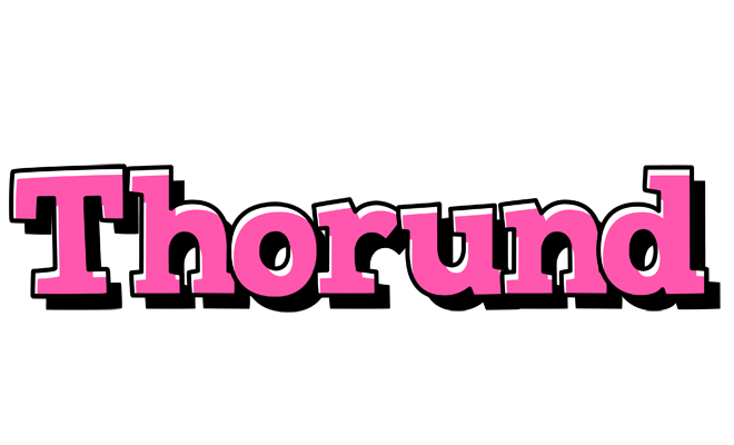 Thorund girlish logo