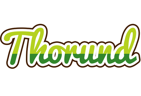 Thorund golfing logo