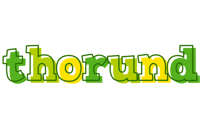 Thorund juice logo
